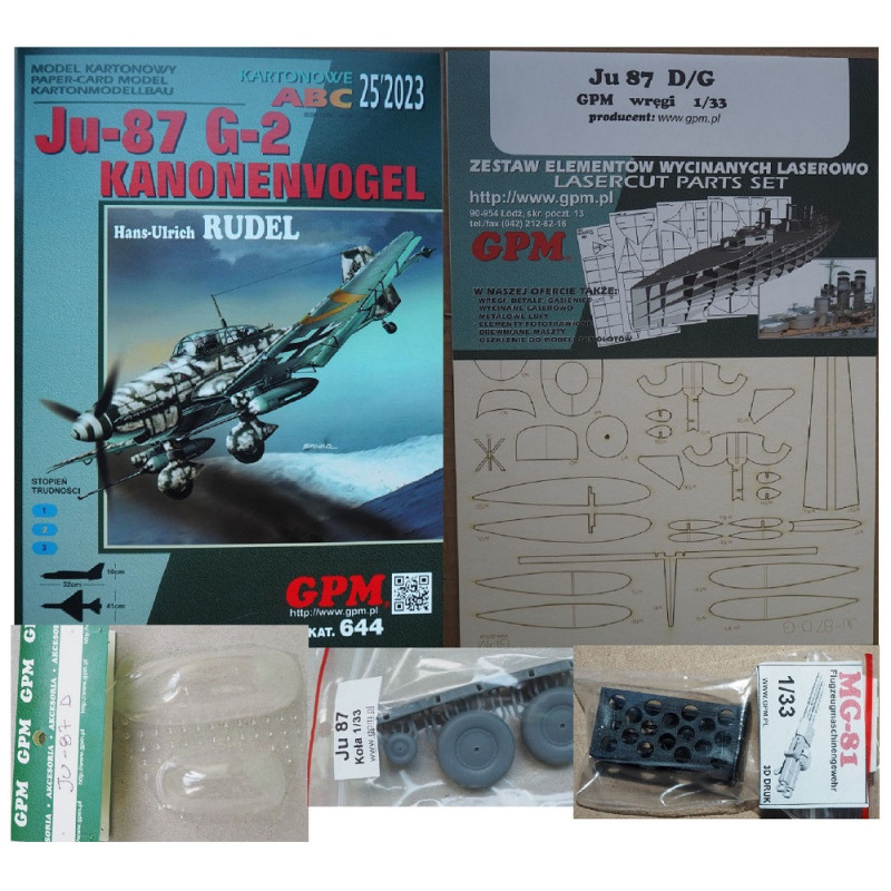 Junkers Ju-87G-2 "Kanonenvogel" - the German tank destroyer - a kit Nr. 1.