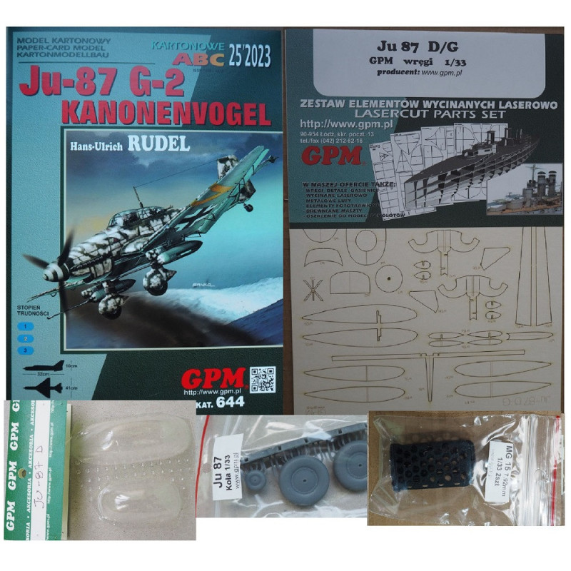 Junkers Ju-87G-2 "Kanonenvogel" - the German tank destroyer - a kit Nr. 2.