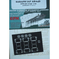 AH-64D-1 „Saraph“ – JAV gamybos Izraelio KOP kovinis sraigtasparnis - rinkinys