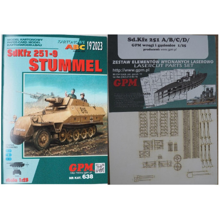Sd. Kfz. 251-9 „Stummel“ – the German fire support armored vehicle - a kit