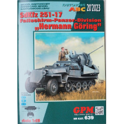 Sd. Kfz. 251-17 Fallschirm-Panzer-Division „Hermann Goring“ – vokiškas zenitinis šarvuotis – rinkinys