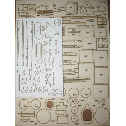 Grigorovich "I-Z" - USSR gunfighter - a laser-cut details