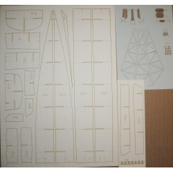 Тип 037 IG (класс «Houxin») — китайский ракетный корабль – вырезанные лазером детали