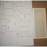 Typ 3 "Ho-Ni" III - Japanese self-propelled artillery unit - the laser cut parts