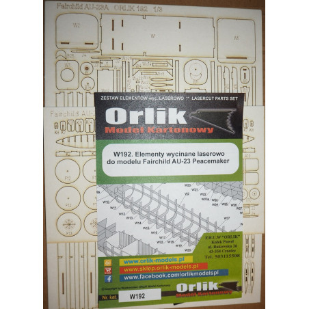 Fairchild AU-23A «Pacemaker» — многоцелевой самолёт США/ Таиланда – вырезанные лазером детали