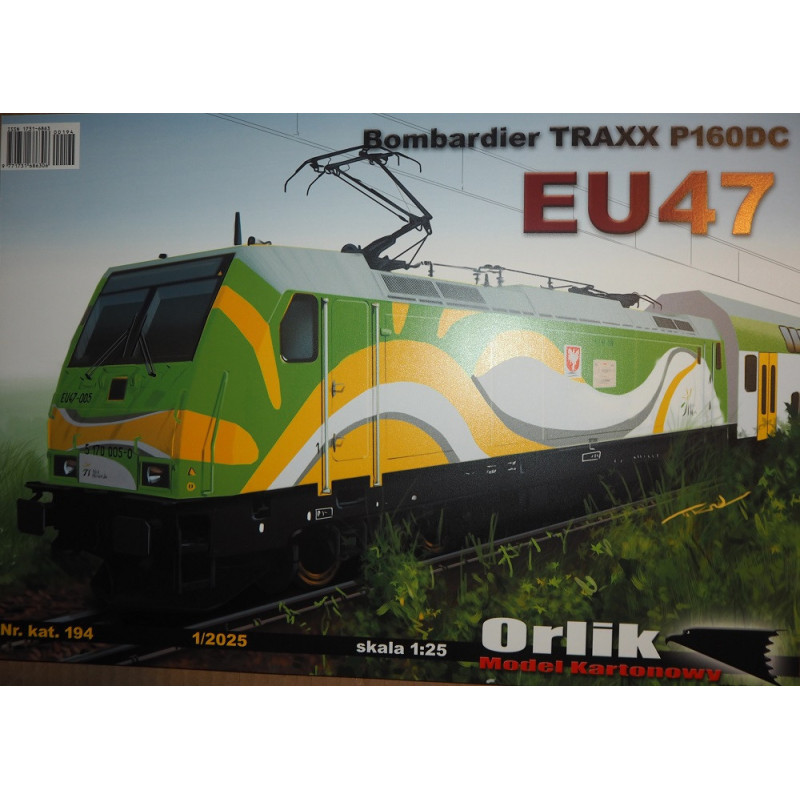 „Bombardier“ TRAXX P160DC - EU47 – the German-made Polish electric passenger train locomotive