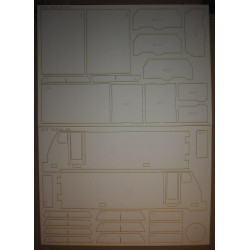 „Bombardier“ TRAXX P160DC - EU47 – the German-made Polish electric locomotive - the laser cut parts