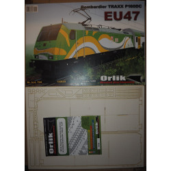 RINK-595. „Bombardier“ TRAXX P160DC - EU47 – Vokietijos gamybos Lenkijos elektrinis keleivinių traukinių lokomotyvas – rinkinys
