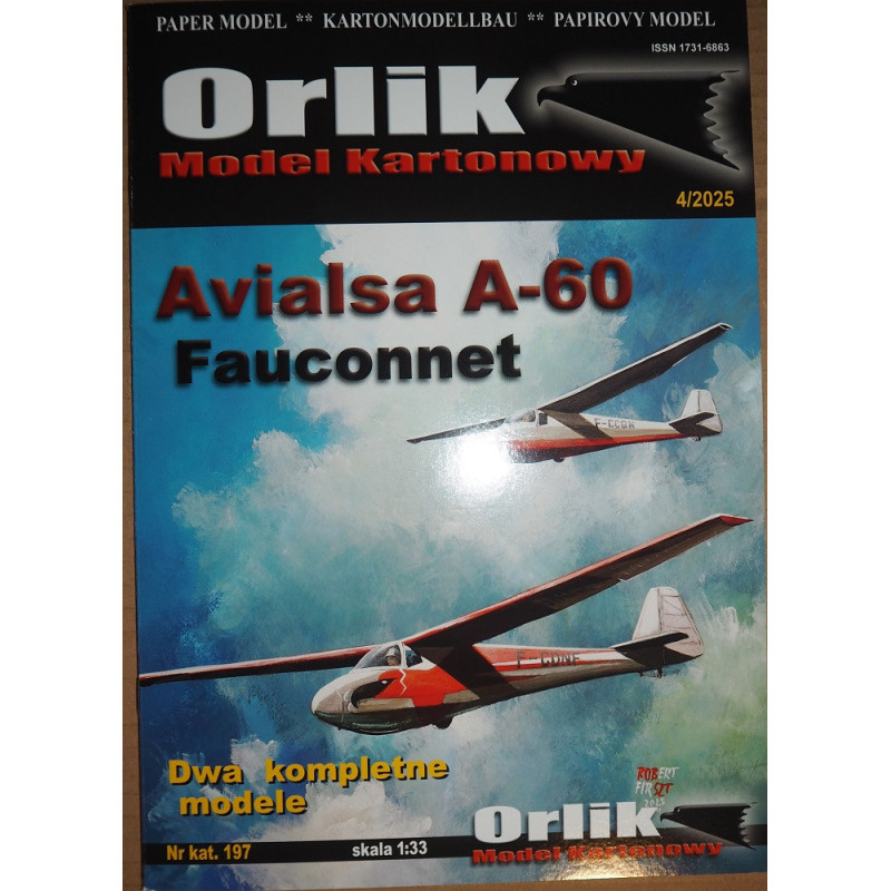 Avialsa A-60 „Fauconnet“ – the French light training - recreational glider