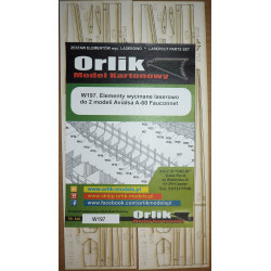 Avialsa A-60 „Fauconnet“ – Prancūzijos lengvieji mokomieji – poilsiniai sklandytuvai - lazeriu pjautos detalės