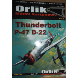 Republic P-47 D-22 „Thunderbolt“ „Pengie III“  – the – US heavy fighter - offset