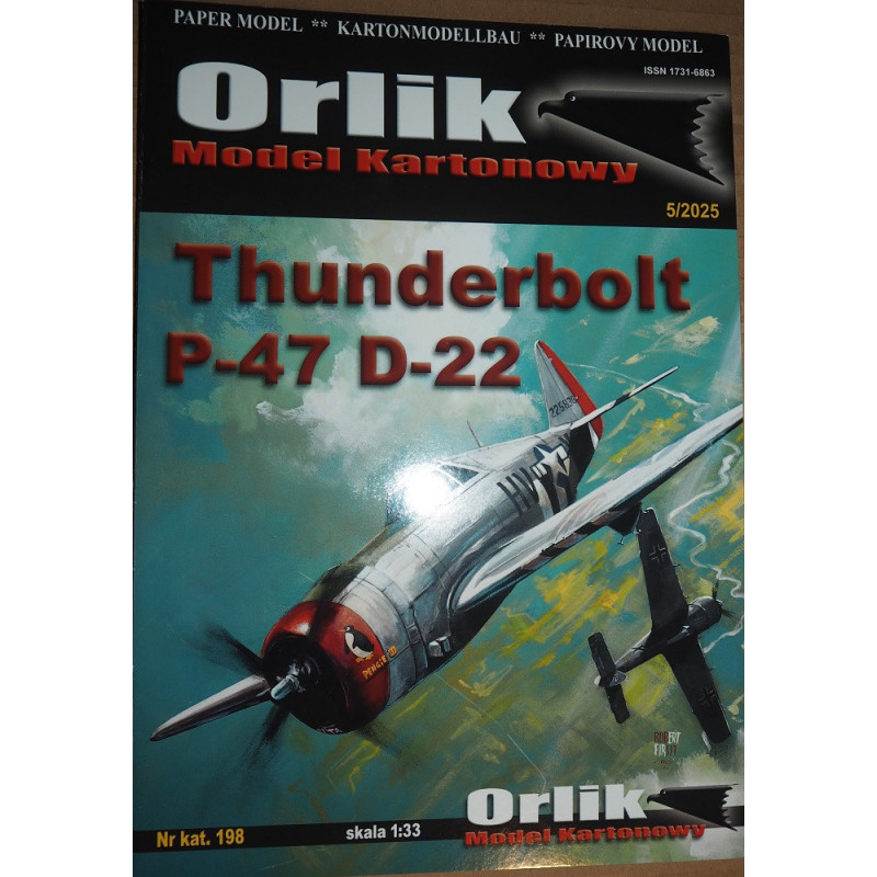Republic P-47 D-22 „Thunderbolt“ „Pengie III“  – the – US heavy fighter - offset