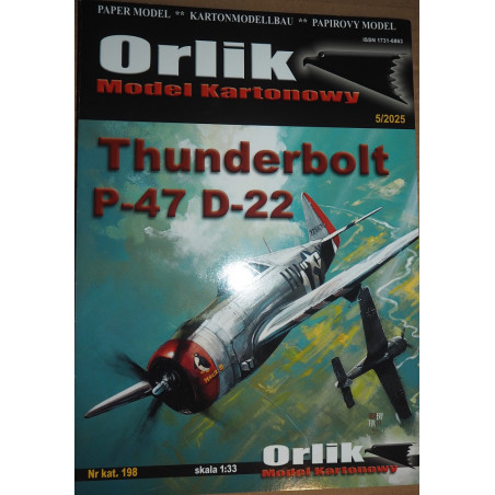 Republic P-47 D-22 „Thunderbolt“ „Pengie III“  – the – US heavy fighter - offset