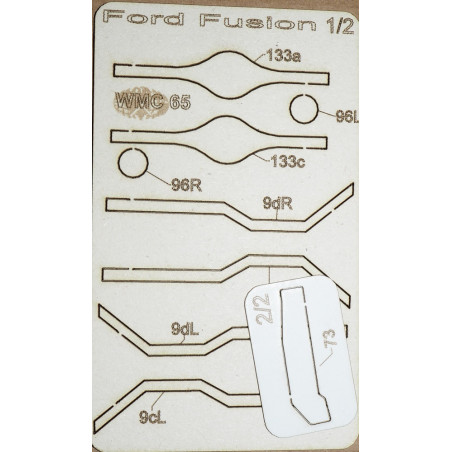 Ford „Fusion“ – JAV lenktyninis automobilis – lazeriu pjautos detalės