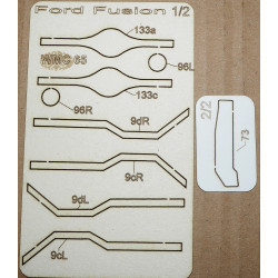 Ford „Fusion“ – the American racing car – the laser cut parts