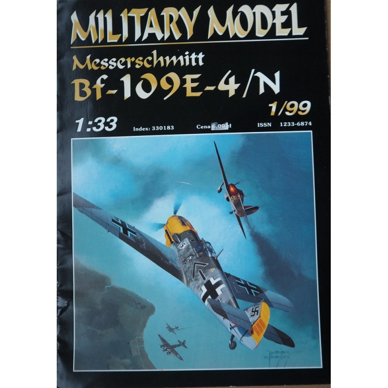 Messerschmitt Bf-109E-4/ N – Vokietijos naikintuvas