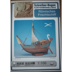 The ancient Roman merchant sail ship