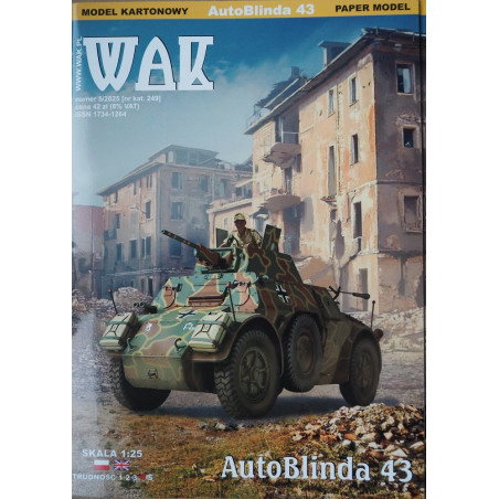 «Panzerspahwagen» AB 43 203(i) («AutoBlinda» 43) – итальянский/ немецкий бронеавтомобиль
