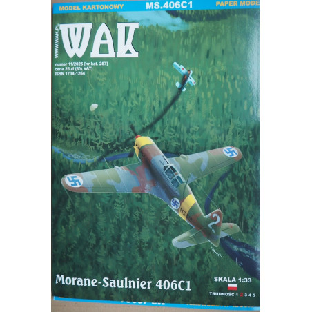 Morane – Saulnier MS.406 C1 – Prancūzijos/ Suomijos naikintuvas
