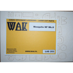 De Havilland "Mosquito" NF Mk.II - British night fighter – the laser cut parts