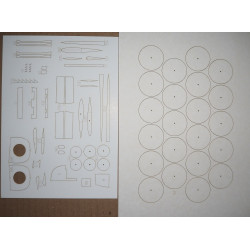 De Havilland "Mosquito" NF Mk.II - British night fighter – the laser cut parts