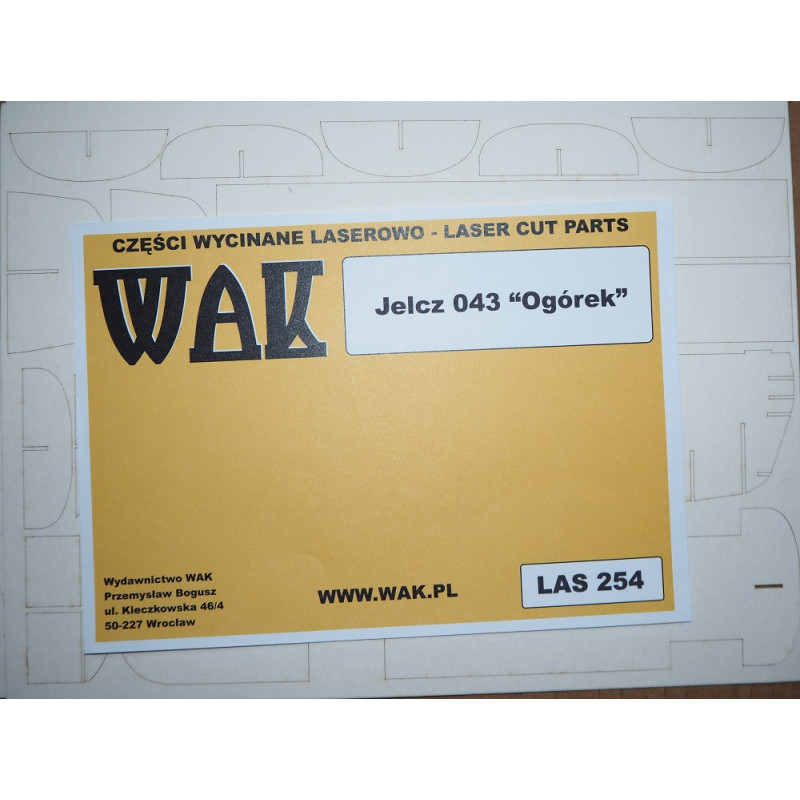 JELCZ 043 "Ogorek" – the Polish bus – the laser cut parts