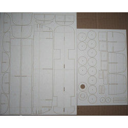 JELCZ 043 "Ogorek" – the Polish bus – the laser cut parts