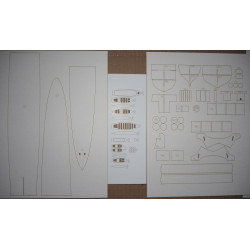 SMS "Saida" – the Austro-Hungarian armored light cruiser – a laser cut parts