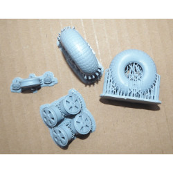 De Havilland "Mosquito" NF Mk.II - British night fighter – 3D - plastic wheels