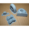 De Havilland "Mosquito" NF Mk.II - British night fighter – 3D - plastic wheels