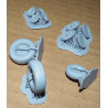 M-346 „Bielik“ – Italijos/ Lenkijos mokomasis-treniruočių lėktuvas – 3D - plastmasiniai ratai