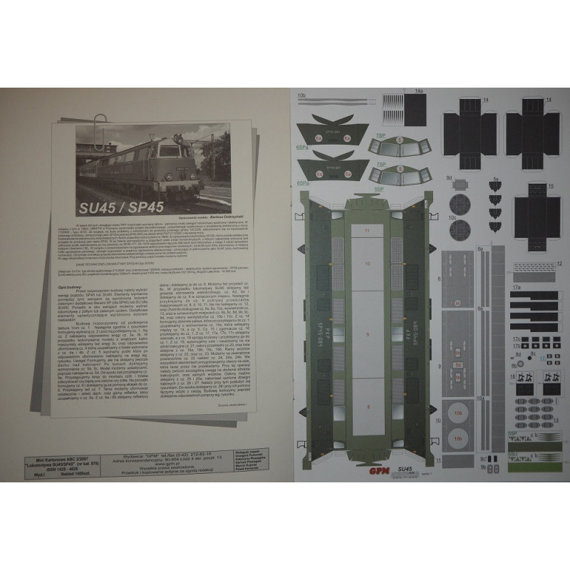 Sp45 SU45/ SP45 – the diesel locomotive