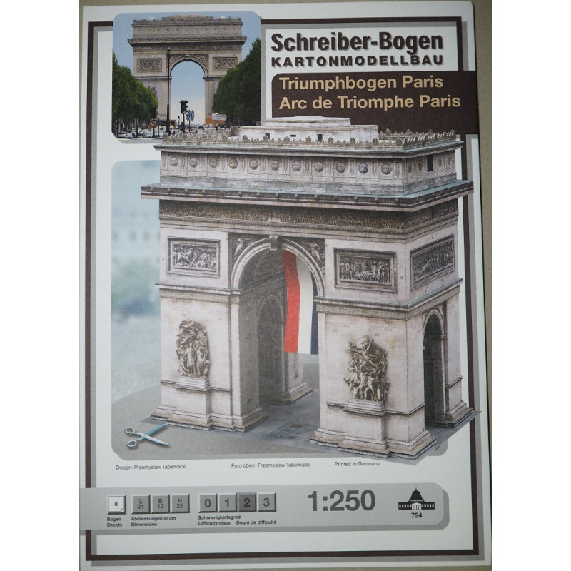 Arc de Triomphe in Paris (France)