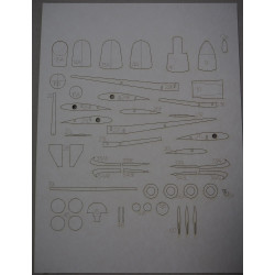 Caudron CR.714C1 – the French light fighter - the laser cut parts