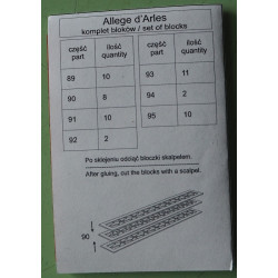 Allege d‘Arles - the French merchant ship - the rigging block set