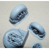 Lockheed P-38J "Lightning" - the American long range fighter  – 3D - plastic wheels