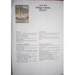 Allege d‘Arles – the French cargo sail ship – a set