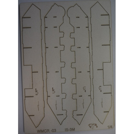 “IS-3” (Object 703) – the  USSR heavy tank – a laser cut parts
