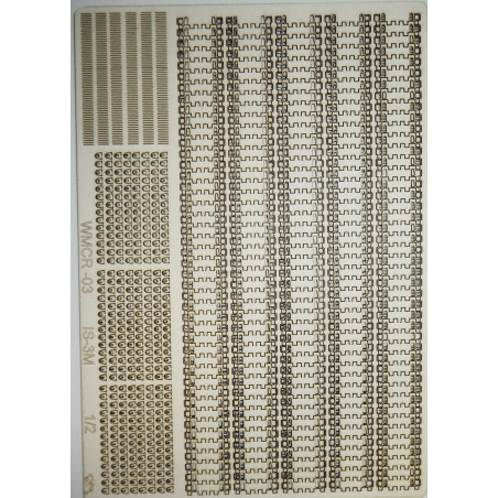 “IS-3” (Object 703) – the USSR heavy tank – laser-cut track parts
