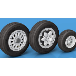 General Dynamics F-16 “Fighting Falcon” - the American multipurpose fighter  – 3D - plastic wheels