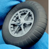 Messerschmitt Bf-109E/ F  – the German fighter – 3D - plastic wheels