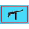 MP-40 – немецкий автоматический пистолет – 3D-модель – пластиковые детали