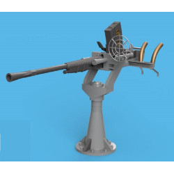 Type 96 without base – Japanese 25 mm anti-aircraft automatic gun – 3D – plastic parts