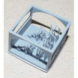Type 96 without base – Japanese 25 mm anti-aircraft automatic gun – 3D – plastic parts