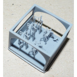 Type 96 without base – Japanese 25 mm anti-aircraft automatic gun – 3D – plastic parts