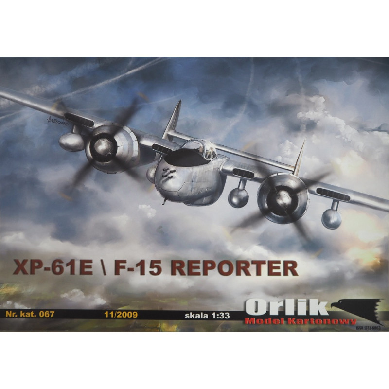 Northrop  XP-61E/ F-15 «Reporter» – американский ночной истребитель (офсет)