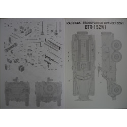 BTR-152  – TSRS/ Lenkijos/ Vokietijos DR/ Irako šarvuotas transporteris