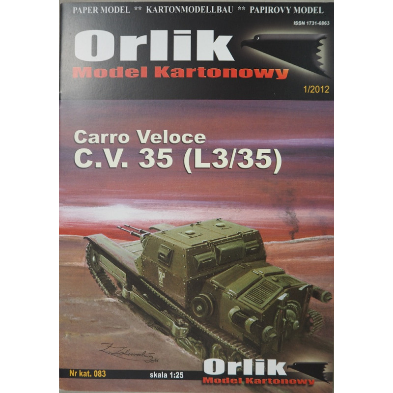 Carro Veloce C.V. 35 (L3/35) – итальянская лёгкая танкетка