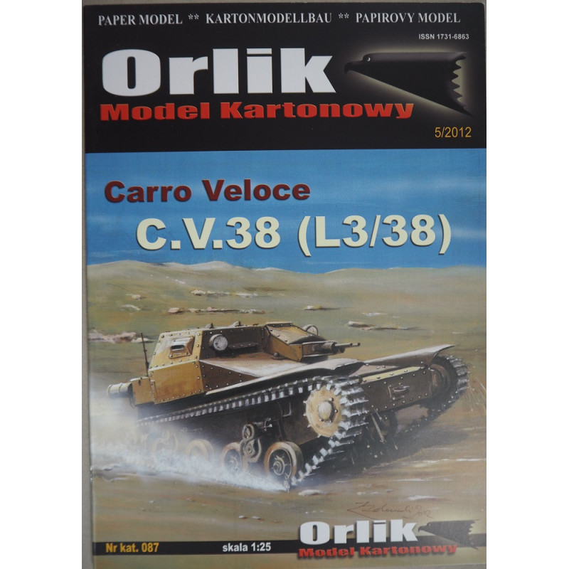 Carro Veloce C.V. 38 (L3/38) – Italian light tankette