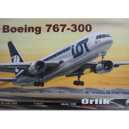 Boeing 767 – 300 ER – JAV/ Lenkijos keleivinis laineris (kreida)